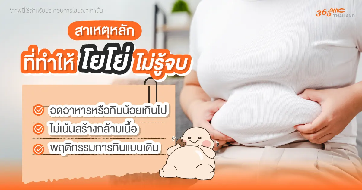 สาเหตุที่คุมอาหาร แล้วโยโย่