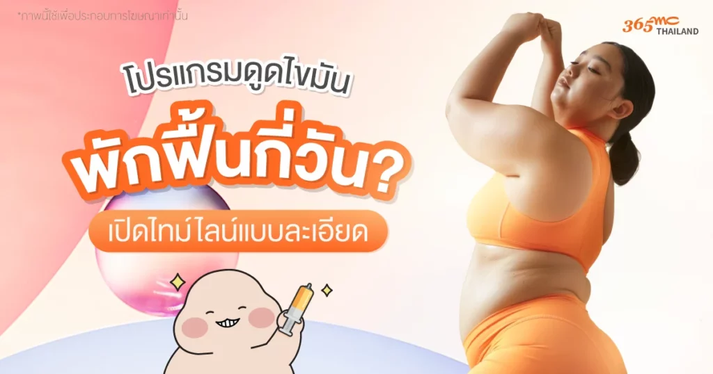 ดูดไขมัน พักฟื้นกี่วัน